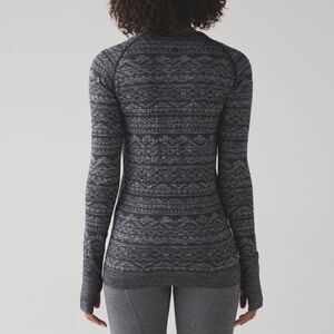 Lululemon Rest Less Pullover Heathered Black
